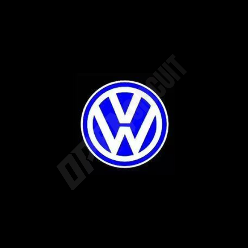 Volkswagen BLUE & WHITE Door Emblem Light
