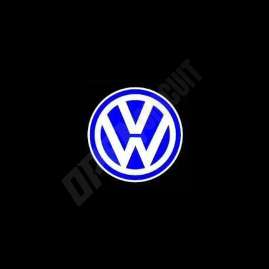 Volkswagen BLUE & WHITE Door Emblem Light