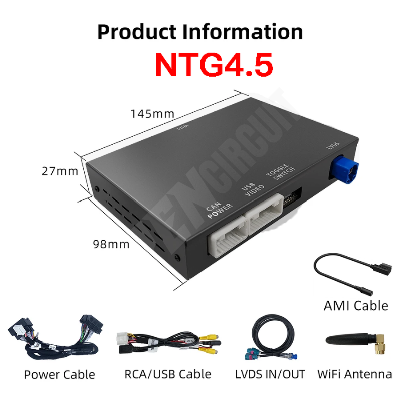 Wireless CarPlay & Android Auto — Mercedes-Benz NTG 4.5 / 4.7