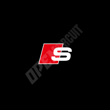 Audi S Logo Door Emblem Light