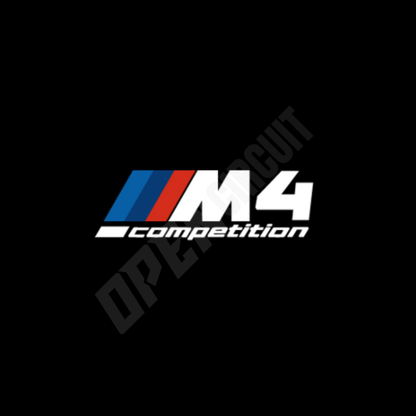 BMW M4 COMPETITION Door Emblem Light